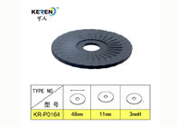 KR-P0164 PPのPEの黒のプラスチック洗濯機3mmの厚さ0.43インチの穴ID 1.88のインチOD サプライヤー