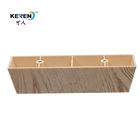 ソファー フレームの自然な木製色の反スリップのためのKR-P0383キャビネットの正方形のプラスチック フィート サプライヤー