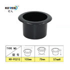 KR-P0212家具の深く冷却する2インチ黒のための引込められたカップ・ホルダーのプラスチックを サプライヤー