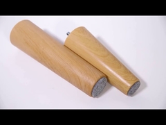 木目調調節可能なソファ脚ヘビーデューティノイズなしボルト付き
